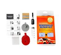 Pomrone Kit Reparation Pare Brise de Voiture Kit de Réparation de Verre Fissuré avec Ventouse Outils pour Pare Brise pour Réparer Fissures Rayures Pare Brise Eclats