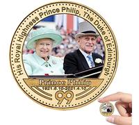 Pomrone Pièce la Reine Elizabeth II, Pièces commémoratives pour la Reine d'Angleterre 1952-2022, Pièces Collection du 90e Anniversaire, in Memoriam Sa Majesté la Reine Elizabeth