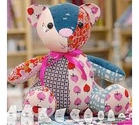 Pomurom Bear Template Ruler Set, 10/12/15 Pouces Patrons de Couture Ours Mémoire, Modèles d’Ours à Mémoire pour la Couture et Quilting, avec Sewing Ruler, Cadeau pour Débutant