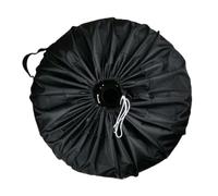 Pomurom Couverture Pneu Secours avec Poignée, 14-18 Pouces Couverture Roue de S-ecours Universelle en Tissu Oxford, Antipoussière Imperméable Couvre-Roue Secours pour Voiture Camion RV SUV Véhicule