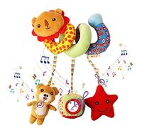 Pomurom d'activité Bébé Poussette, Jouets Suspendus pour Bébés pour Poussette, Siège Auto, bébé, Landau, Jouet Peluche avec Musique, Jouets d'éducation précoce für Mois Garcons Fille
