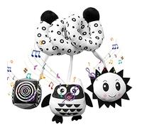 Pomurom d'activité Bébé Poussette, Jouets Suspendus pour Bébés pour Poussette, Siège Auto, bébé, Landau, Jouet Peluche avec Musique, Jouets d'éducation précoce für Mois Garcons Fille