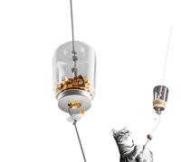 Pomurom Distributeur De Friandises pour Chat Jouet | Jouets À Friandises avec Rotation À 360 Degrés | Jeux d'alimentation Lente Amusants pour Stimulation Exercice et Anti Ennui des Chatons