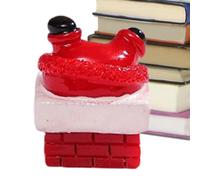 Pomurom Figurine Miniature du Père Noël | Décoration de Table de Noël Miniature - Ornement Petit Santa Claus pour Tableau de Bord Jardin Cuisine - Décoration pour Table Chevet Espace de Vie