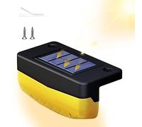 Pomurom Lampes Pont - Lumières clôture solaires à Changement Couleur - Lampes terrasse résistantes aux intempéries, Lampes à énergie Solaire pour Mur, arrière-Cour