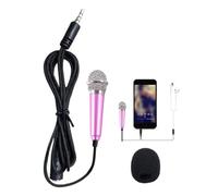 Pomurom Microphone Mini pour Enregistrement Vidéo Portable Plug-Play prêt à