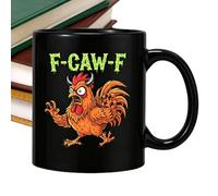Pomurom Mug à Café Poulet | Contenant pour Boissons en Céramique de 330 ml,Mugs à Thé Drôles,Pour Collectionneurs Halloween Vin Bière Salle à Manger Bureau Restaurant Enseignants Étudiants