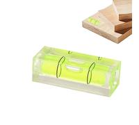 Pomurom Niveau à Bulle Horizontal | Bulles Horizontales - Niveau à Bulle Portable, Mise en Page pour Meubles, Camping-Car, Fixes