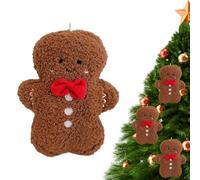 Pomurom Peluche Bonhomme De D Épices 18 Centimètres - Oreiller Décoration Douce en Peluche | Décoration Noël Oreiller Décoratif pour Canapé Porte Fenêtre Arbre de Noël