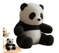 Pomurom Peluche Panda Géant,Panda en Peluche | Douce Et Réaliste Réduction du Stress Réconfort Émotionnel Câlins pour Adultes Déco Compagnon