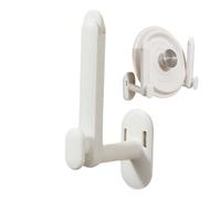 Pomurom Porte-Manteaux - Cintre Télescopique pour Manteaux et Rideaux - Support de Stockage Adhésif Sans Perçage pour Dortoir Location Cuisine Buanderie