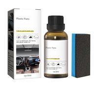 Pomurom Revêtement en Pièces en Plastique, 30ml Renovateur Plastique Voiture, Agent Revêtement Revitalisant en Plastique, Restaurateur Plastique Voiture, Nettoyant Voiture Interieur Plastique