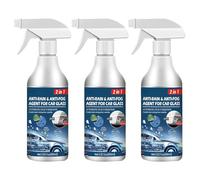 Pomurom Spray Anti Buée 60ML, 1/2/3/5 Pièces Multi-Usage Anti Fog Rain Spray pour Les Voiture, Pare-Brise, Miroirs et Lunettes Natation, Anti Brouillard Spray, Spray Anti Pluie Voiture