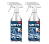 Pomurom Spray Anti Buée 60ML, 1/2/3/5 Pièces Multi-Usage Anti Fog Rain Spray pour Les Voiture, Pare-Brise, Miroirs et Lunettes Natation, Anti Brouillard Spray, Spray Anti Pluie Voiture