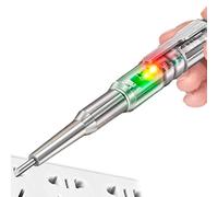 Pomurom Stylo testeur électrique réactif, Stylo Tension sans Contact, Tournevis pour Stylo testeur électrique 24-250 V, Stylo Test avec Voyant Lumineux, Stylo testeur électrique