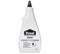 Ponal Classic Holzleim, colle à bois prête à l'emploi avec une grande résistance au collage, colle à bois pour le collage de montage, de surfaces et de joints, 550 g de colle de bricolage transparente