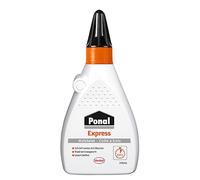 Ponal Express colle à bois, colle à bois transparente à séchage rapide pour de nombreux travaux de collage et de bricolage, colle résistante à l'eau en bouteille pratique de 60 g.