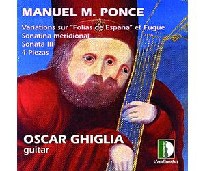 Ponce : Oeuvres pour guitare. Ghiglia.