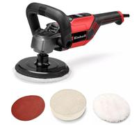 Einhell Polisseuse-ponceuse CC-PO 1100/150 CE - 1100 W, Ø150 mm, 500-3500 min-1, accessoires inclus