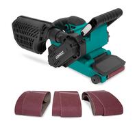 Ponceuse à bande 710W | 6 bandes abrasives incluses