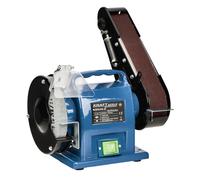 Ponceuse À Bande Avec Disque À Poncer Pierre 1800W Fonctionnement À Sec 2 En 1