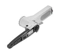 Ponceuse à Bande avec Tête de Roulement, Bande de Sable Facile à Remplacer, Adaptée à Plusieurs Angles, Conception Compacte, Outil de Polissage Pneumatique 16 000 Tr/min pour