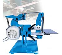 Ponceuse à Bande électrique 915,Ponceuse à Bande Backstand Verticale Et Horizontale,Moteur Puissant 750w/1100w,Machine à Polir Et Affûter Idéale Pour Couteaux,Bois Et Métal,5 Bandes Incluses 1100W