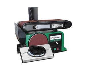 Ponceuse à bande et à disque - vitesse variable - 100x915 mm dia. 150 mm 0,3 kW 230 V Holzstar BTS151V