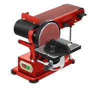 Ponceuse à bande et disque de paillasson, outil de travail du bois puissant 350 W pour lisser et façonner