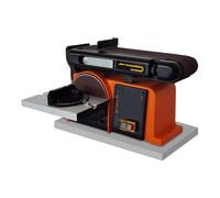 Ponceuse à bande et meule vitesse variable, ponceuse combinée avec base en fonte,Résistant à l'usure