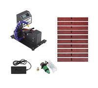 Ponceuse à bande HUIOP Mini ponceuse à bande 200 W, ponceuse électrique, polisseuse, meuleuse sèche et humide, ponceuse, petite machine à sangle de sable, régulation continue de la vitesse