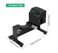 Ponceuse à bande humide et sèche de 350W avec afficheur numérique, 30x380mm