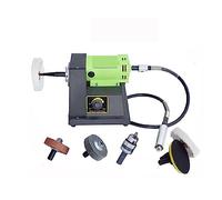 Ponceuse à bande, Machine à polir for bijoux travail du bois Mini haute puissance roue en tissu polisseuse 900W Jade tour meuleuse vitesse réglable(SET F)