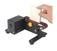 Ponceuse a bande, Mini ponceuse à bande, d'établi électrique, 7 vitesses, petite meuleuse, affûteuse, polisseuse for le travail du bois