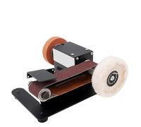 ponceuse à bande, Ponceuse à bande sur pied, meuleuse stationnaire, ponceuse à bande électrique à angle réglable avec bandes abrasives