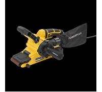 Ponceuse à bande - POWERPLUS - POWX0461 - 900 W - Large bande abrasive - Inclus : mallette de rangement et 3 accessoires