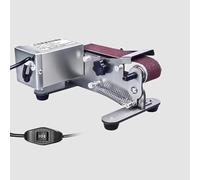 Ponceuse à Bande Refroidie à l'Eau, Affûteuse Électrique en Acier Inoxydable 304, Double Usage Humide/Sec avec Adaptateur Universel