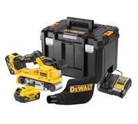 Ponceuse à bande XR 18V bruhless - DEWALT - avec 2 batteries 18V 5.0Ah - chargeur - DCW220P2-QW