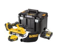 Dewalt DCW220P2-QW Ponceuse à bande XR 18V Li-ion bruhless - 2 X 5.0 Ah batteries + chargeur en Tstak