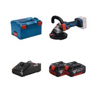 Ponceuse à béton Ø125 mm GBR 18V-15 S + 2 batteries GBA 18V 4 Ah + 1 Chargeur GAL 18V-40 BOSCH