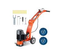 VEVOR Ponceuse électrique pour sol en béton 1500 W, 180 mm, 1400 tr/min, moteur sans balais
