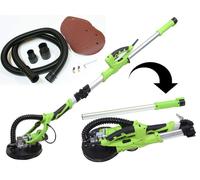 PONCEUSE A BRAS GIRAFE TELESCOPIQUE ET PLIANTE POUR PLÂTRE ET PLAQUE DE PLATRE