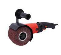 Ponceuse à brosse 1400 W pour polissage du bois, rénovation extérieure, Fartools Fartools en acier inoxydable, utilisation ergonomique à deux mains