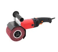 Ponceuse à brosse électrique 230 V 1400 W pour bois, métal, acier inoxydable, 6 vitesses, pour polissage, brossage, lissage