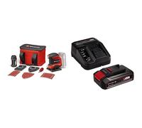 Ponceuse à main sans fil Einhell TE-OS 18/113 3X Li-Solo 18V avec accessoires