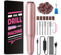 Ponceuse à ongles électrique - Lime à ongles électrique, ponceuse à ongles professionnelle pour manucure avec 6 embouts