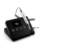 Ponceuse à ongles haute puissance 45 W, design spécial en forme de téléphone, avec bouton tactile, for bureau, utilisation facile(Black set,US)