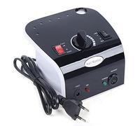 Ponceuse à ongles pour ongles en gel - Batterie 35 000 tr/min - 220 V - 35 W - Avec pédale - Vitesse réglable pour 4 forets à ongles - Noir