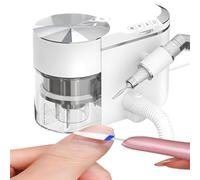 Ponceuse à ongles professionnelle 2 en 1 avec aspirateur intégré, portable avec tuyau d'extension, aspiration réglable jusqu'à 30 000 tr/min, ≤ 68 dB, pour la manucure, la pédicure et le nail art