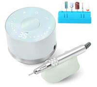 Ponceuse à ongles professionnelle avec 6 embouts, Pour ongles en acrylique, gel, manucure pédicure, soin des ongles,art des ongles